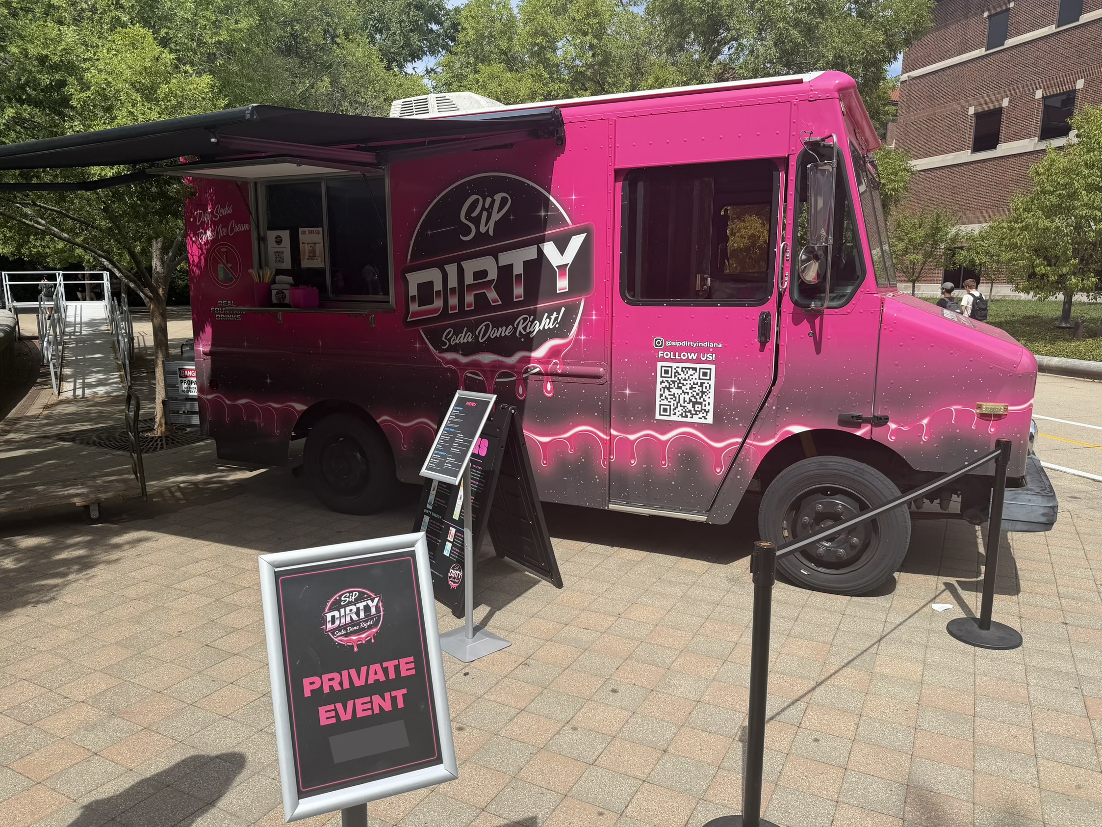 Sip Dirty truck at an event